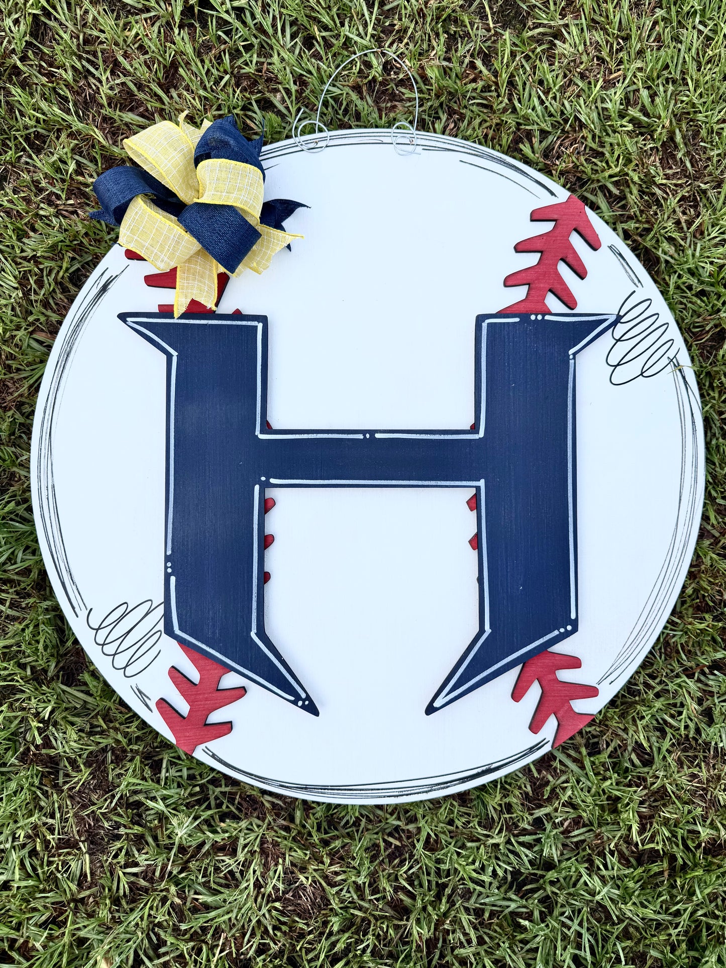 Baseball Logo Doorhanger