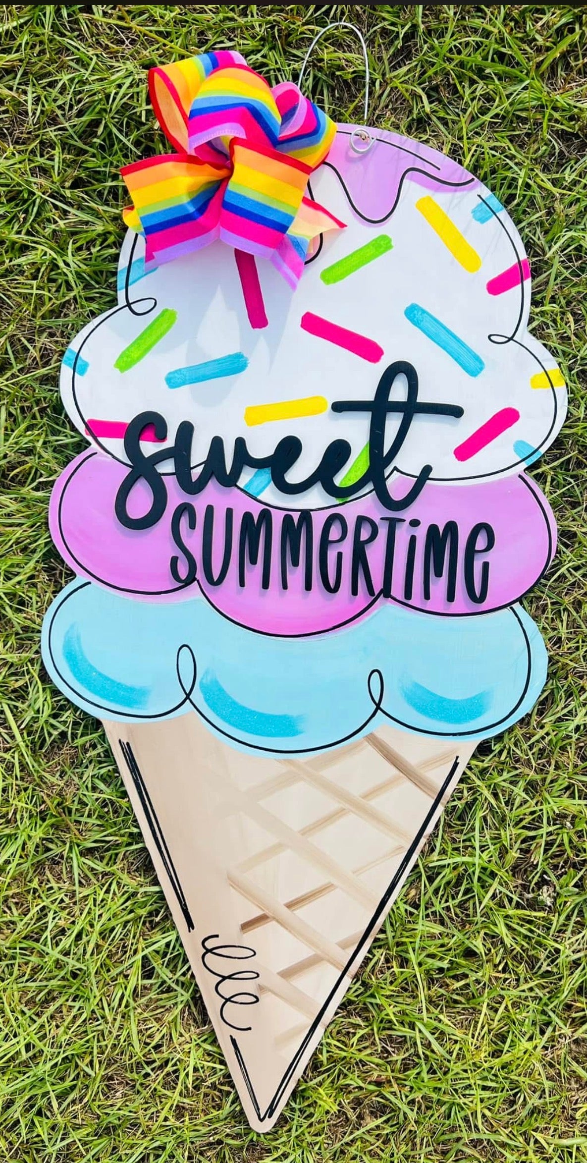 Ice Cream Summer Doorhanger