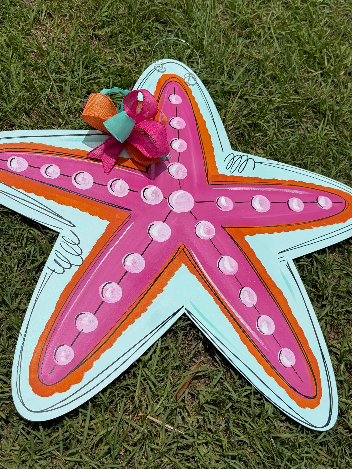 Starfish Summer Doorhanger