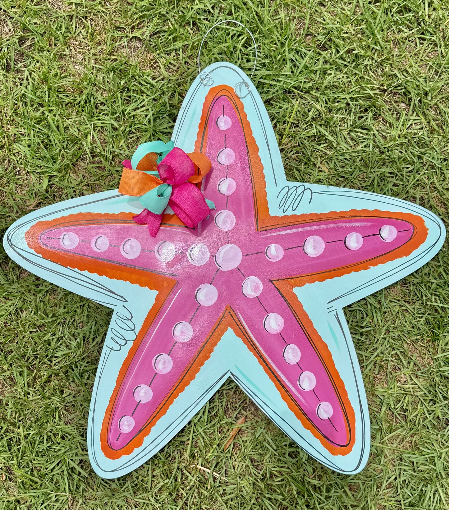 Starfish Summer Doorhanger